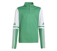 adidas Unisex Kinder SQUADRA25 Training Top Kids, Team Green/White, 7-8 Years