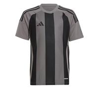 adidas Unisex Kinder Striped 24 Jersey Kids, Team Grey Four/Black, 9-10 Years