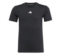 adidas Unisex Kinder Techfit Tee, Black/White, 7-8 Years