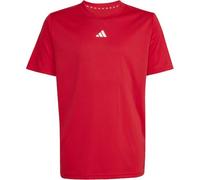 adidas Unisex Kinder Train Essentials Logo Regular Fit T-Shirt Junior, Pure Ruby/White, 11-12 Years