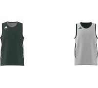 adidas Unisex Kinder Y Everyday Pro Bball Jersey, Team Dark Green/White, 9-10 Years