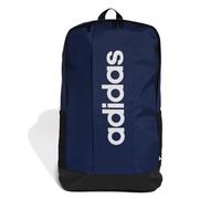 adidas Unisex LINEAR BACKPACK, dark blue/white, One Size