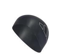 adidas Mixte Logo Swim Cap, Black/White, One Size