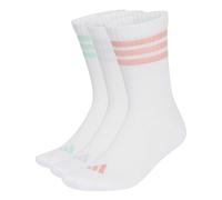 adidas Unisex Lot de 3 paires de chaussettes mi-mollet rembourrées 3 bandes