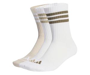 adidas Unisex Lot de 3 paires de chaussettes mi-mollet rembourrées 3 bandes
