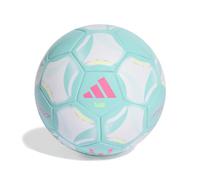 adidas Unisex Messi League Ball, White/Flash Aqua/Halo Mint/Lucid Pink, 4