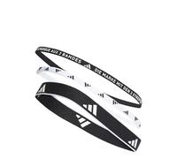 adidas Unisex Multiple Width Training Headbands 3 Per Pack, Black/White, M