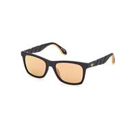 Adidas Unisex OR0101 02G Lunettes de soleil Injecté Noir Marron Carré Normale Miroir