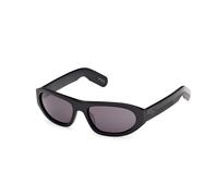 Adidas Unisex OR0139 01A Lunettes de soleil Acétate Noir Fumée Ronde Normale