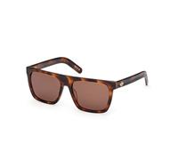 Adidas Unisex OR0140 52E Lunettes de soleil Acétate La Havane Marron Carré Normale