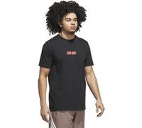 Adidas Homme Adidas Hoops Graphic Tee, Black/Lucid Red, S