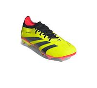 Adidas Unisex Predator 24 Pro Firm Ground Sneaker, Team Solar Yellow/Black/Solar Red, 4 US Men