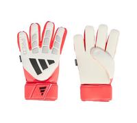 Adidas Gants de gardien Predator Match Fingersave Blanc/Lucid Red/Noir Taille 7