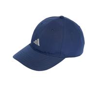 adidas Unisex Running Essential Climacool 6 Panel Baseball Cap, Tech Indigo/Reflective Silver, L-XL