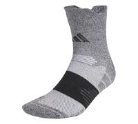 adidas Unisex RUNxCUSHIONED Sock 1PP, Black/White/Black, 6.5-8