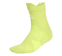 adidas Unisex RUNxCUSHIONED Sock 1PP, solar yellow/white, 10.5-12.5