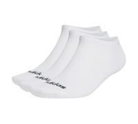 Adidas Chaussettes de sport Thin Linear Low-Cut 3 paires Noir/Blanc Taille 28-30