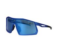 Lunettes adidas Sport SP0123 bleues avec verres miroir bleus