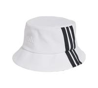 adidas Unisex Sportswear 3 Stripes Bucket, White/Black, M-L