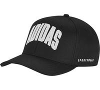 adidas Unisex Stadium Trucker Hat, Black/White, XS-S