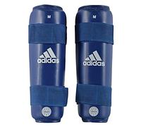 adidas Unisexe - Adulte Wako PU Shin Guard Protège-Tibias, ADIWAKOSG01, Bleu, XS