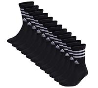 Adidas Unisexe Chaussettes, 12er Paquet - 3-Streifen Amorti Crew, Logo, Rayures