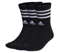 Adidas Unisexe Chaussettes,3er Paquet - 3-Streifen Amorti Crew,Logo,Rayures,G