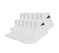 Adidas Unisexe Chaussettes de Quart,12er Paquet - Amorti Essentials Cheville