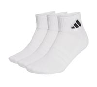 Adidas Unisexe Chaussettes de Quart,3er Paquet - Amorti Sportswear Cheville