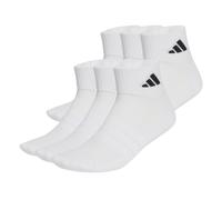 Adidas Unisexe Chaussettes de Quart,6er Paquet - Amorti Essentials Cheville