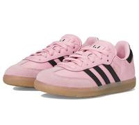 adidas Unisexe Child Ltpink/Cblack Samba Messi J Light PinkCore Black/GUM4 9.5 US, Caoutchouc noir rose clair, 35 EU Weit