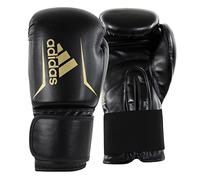 adidas Unisexe - Gants de Boxe pour Adulte Speed 50 Noir/doré 14 oz EU