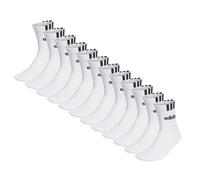Adidas Unisexe Quart Socken, Pack De 12 - Rembourré 3S Linéaire, Logo, Uni...