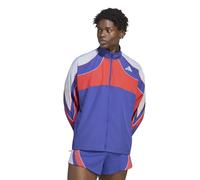Adidas Veste de running Adizero Archive Homme bleu violet/rouge/blanc Taille S