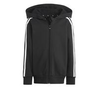 Veste enfant filles adidas Essentials 3-Stripes Zip Hooded Jacket Noir 4 / 5 ans