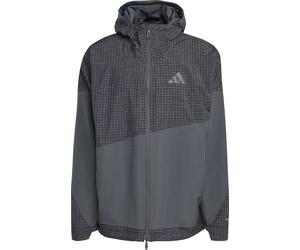 Adidas - Veste imperméable et coupe-vent randonnée - XPL 2L Rain Jacket Black Carbon - Taille L - Gris Gris L