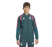 adidas Real Madrid Veste de Pré-Match Jr 26/27 Vert Foncé/Rose 140