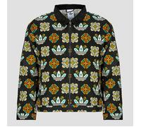 adidas Veste Monogram Allover Print Loose Coach Jacket in Multicolore EU M
