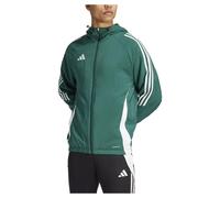 Adidas Veste coupe-vent Tiro 24 pour homme - Imperméable à capuche Vert S