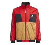 adidas Veste tissée réversible pour homme écarlate, Rouge écarlate, L