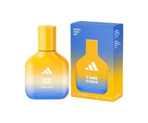 adidas Vibes Chill Zone - Eau de parfum unisexe relaxante longue durée avec des notes épicées et des huiles essentielles naturelles - 30 ml