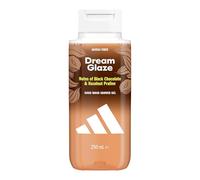 adidas Vibes Dream Glaze Gel douche, 250 ml, lot de 1, notes de chocolat noir et de praliné de noisettes, parfum unisexe