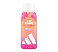 adidas Vibes Get Comfy All-Over Déodorant spray pour le corps, parfum longue tenue 48 h, avec des notes de vanille et de mandarine, 150 ml