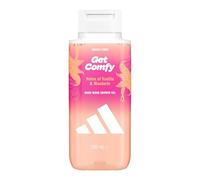 adidas Vibes Get Comfy Gel douche, 250 ml, lot de 1, notes de vanille et de mandarine, parfum unisexe