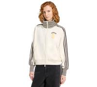 Adidas Vintage Bb Tt Striped Rib Track Top Femme - Manteaux blousons, Blanc - Taille 34 - Jersey de coton White 34