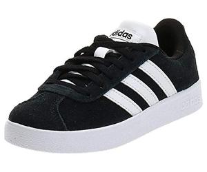 Adidas VL Court 2.0 K - Chaussures Sportives, Unisexe Enfant, Noir, (negbas/Ftwbla/negbas) , 29 EU
