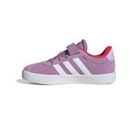 adidas VL Court 3.0 Hook and Loop Shoes Kids Chaussures, preloved Purple/FTWR White/Lucid Red, 30 EU