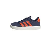 adidas VL Court 3.0 Shoes Kids Chaussures Mixte Enfant, Bleu Foncé Impact Orange Or Métallisé, 4.5 UK Child