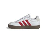 adidas VL Court 3.0 Shoes Kids Chaussures Mixte Enfant, FTWR White Better Scarlet Grey One, 38 2/3 EU