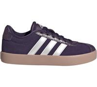 Adidas Vl Court 3.0 Synthetic Lace Up Low-Top Trainers Aura Plum 3 (35.5) Female